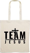 Team Jesus | Geloof | Christendom | Christelijk | Kerk | Christus | Jezus | Christen | canvas | canvastas | Tas | Bedrukt