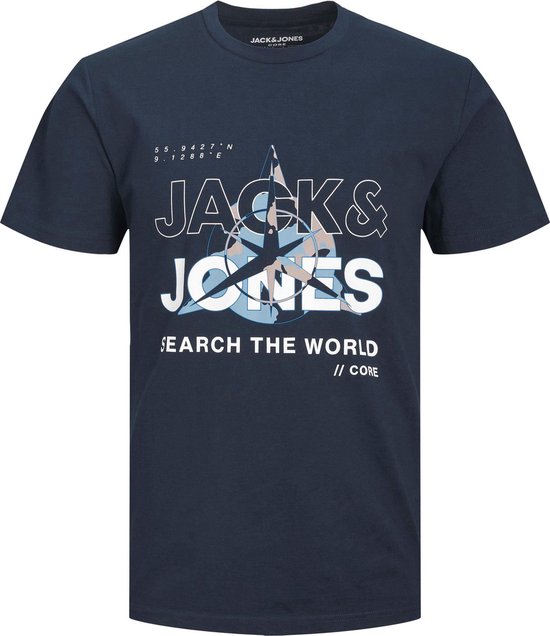 JACK AND JONES T-Shirts Arthur Homme Bleu