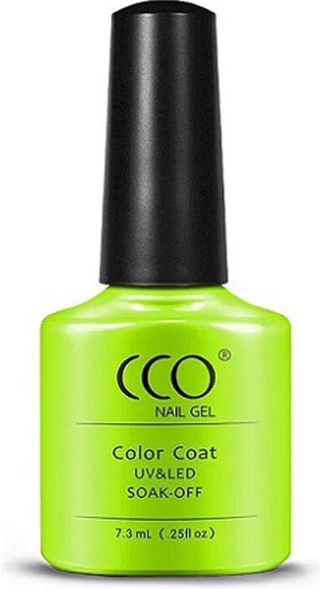 Vegan Shellac CCO Shellac - Gel Nagellak - kleur Dew Drops 68044 - Groen - Dekkende ...