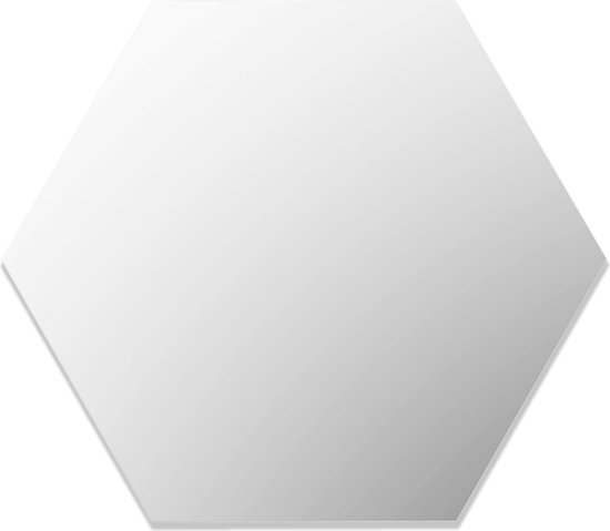 Hexagon spiegel - 21cm / 24cm | bol.com