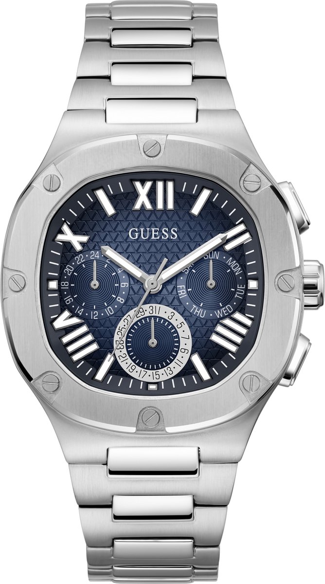 Guess Headline GW0572G1 Horloge - Staal - Zilverkleurig - Ø 42 mm