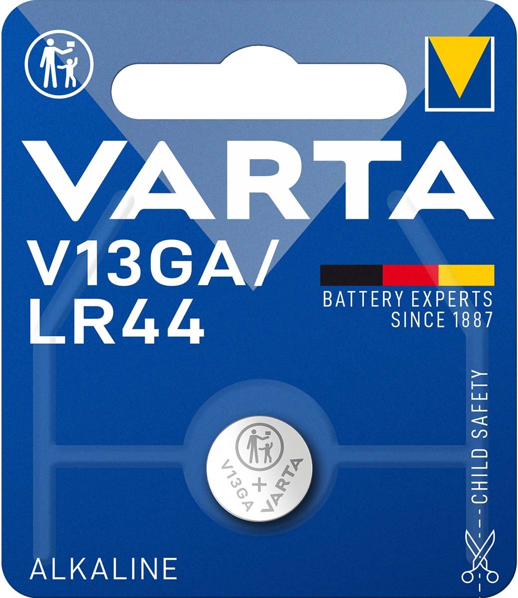 Varta - Knoopcel batterij - LR44 - High Energy Alkaline - 15 Volt