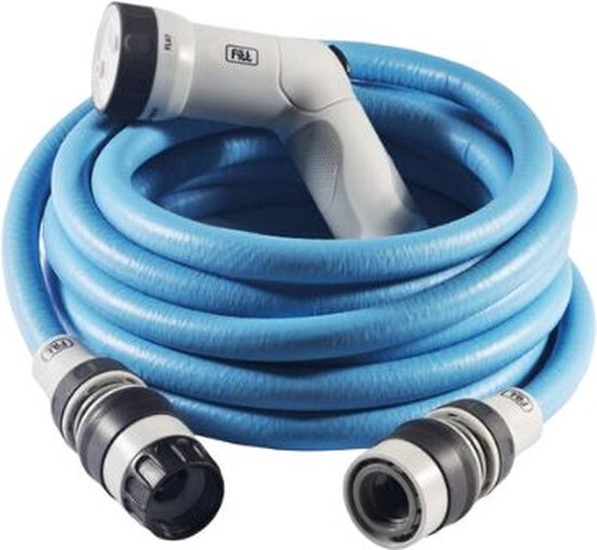 Een blauwe tuinslang stock afbeelding. Image of rubber - 34014177