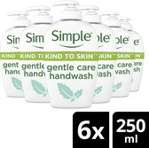 Simple Kind to Skin Handzeep - zacht voor de handen - 6x 250 ml
