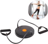 Cardio Twister Disc - Hometrainer met trainingsboekje Roterende Cardio-schijf voor oefeningen- InnovaGoods V0100825