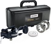 DYMO Rhino M1011 Industriële Lettertang labelmakertool | met aluminium en roestvrijstalen labels | | Duurzame draagtas | Ideaal voor doe-het-zelf en constructie