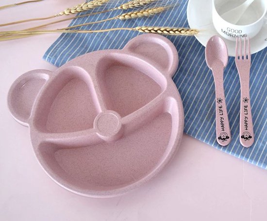 Kit Assiette à compartiment originale pour enfant