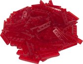 200 Bouwstenen 1x4 plate | Transparant Rood | Compatibel met Lego Classic | Keuze uit vele kleuren | SmallBricks