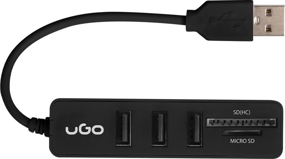 Natec Genesis UGO USB HUB 4-Port USB 2.0, black