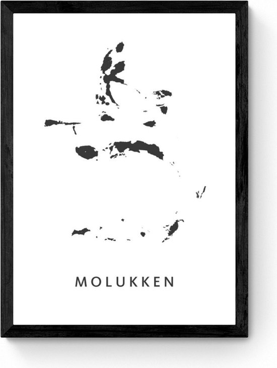Molukken - Ingelijste Poster
