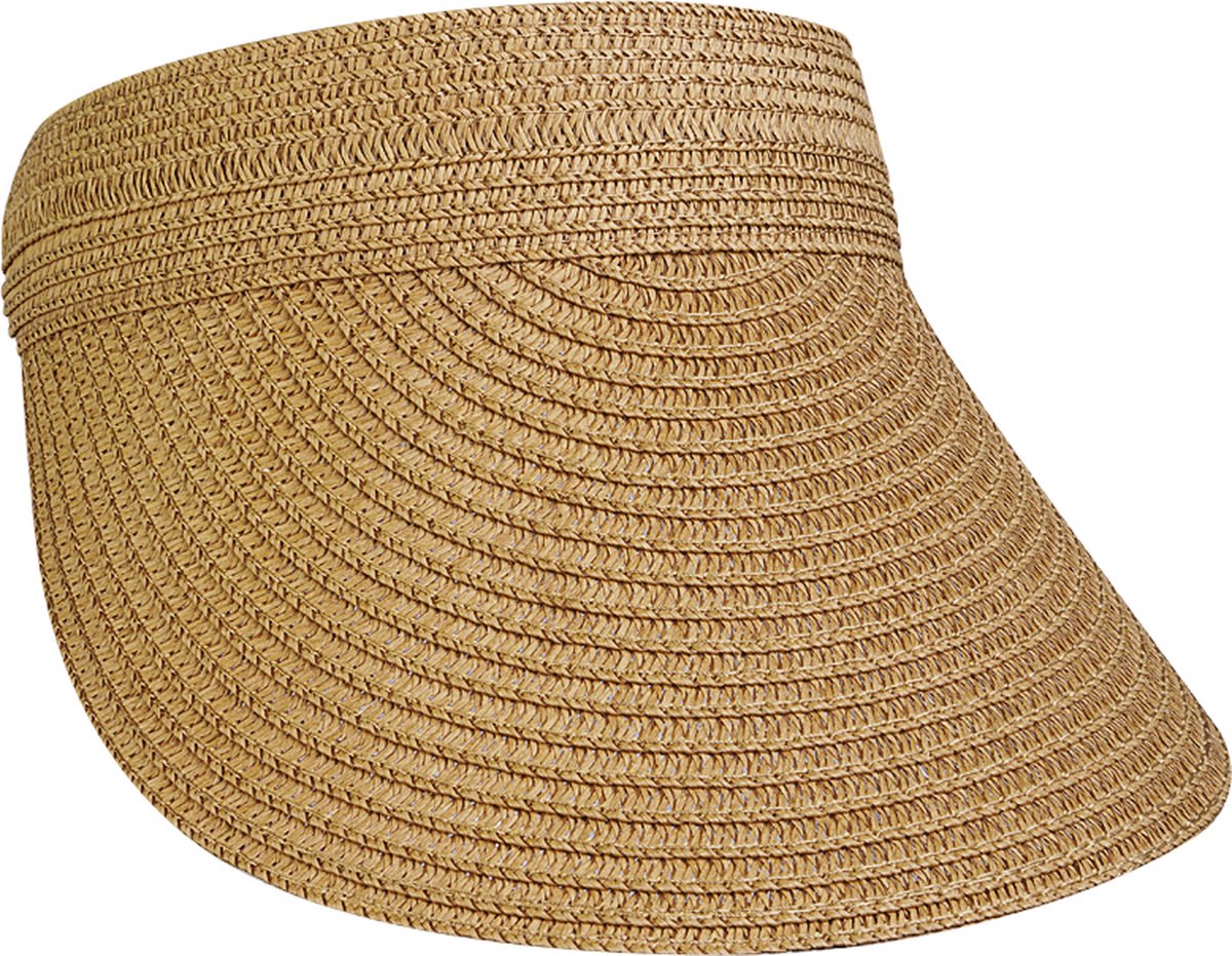 Zonneklep | Gevlochten Stro Beige | One Size | 100% Papier | Fashion Favorite