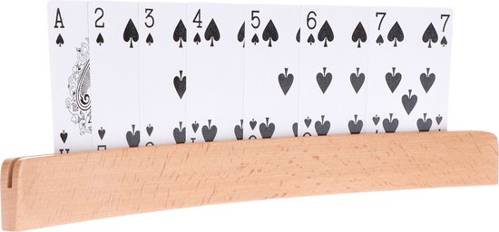 Afbeelding van het spel Houten speelkaartenhouder