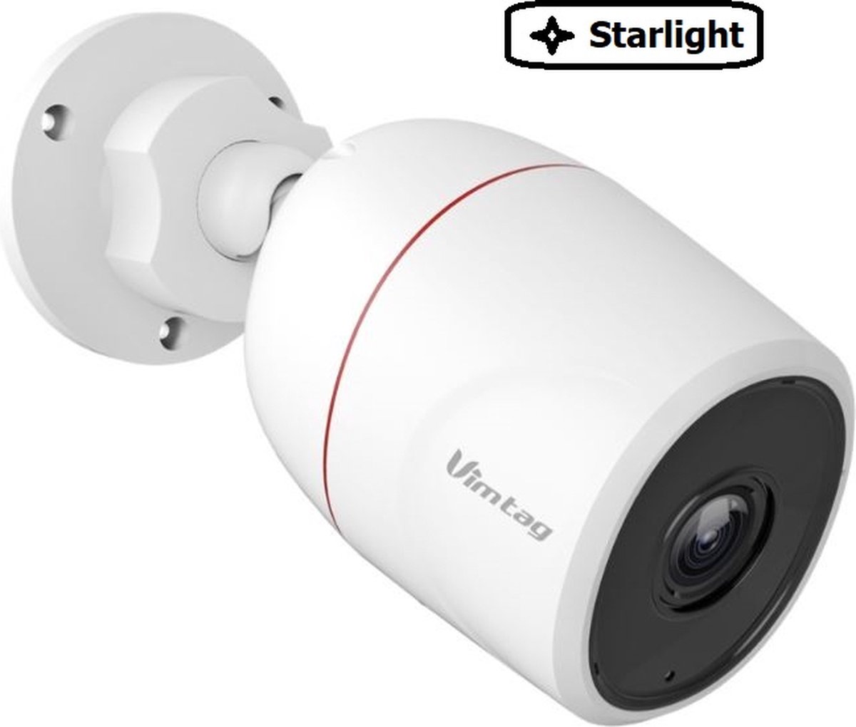 Vimtag VT839 - beveiligingscamera voor buiten - camera beveiliging - starlight nachtzicht - digitale zoom