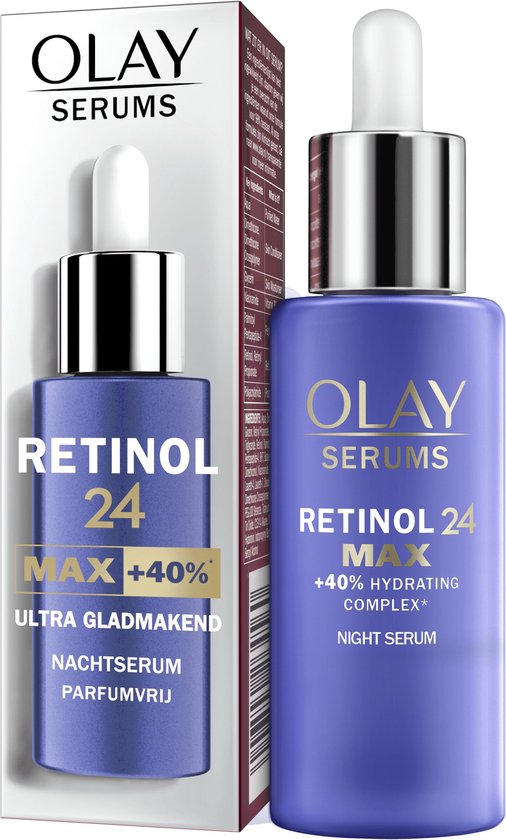 Olay Regenerist Retinol24 MAX - Ultra Gladmakend - Nachtserum - Parfumvrij - 40ml