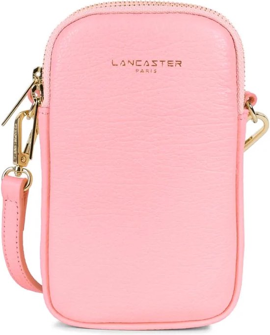 Lancaster Paris Telefoontasje - Clutch - Rose - Leer