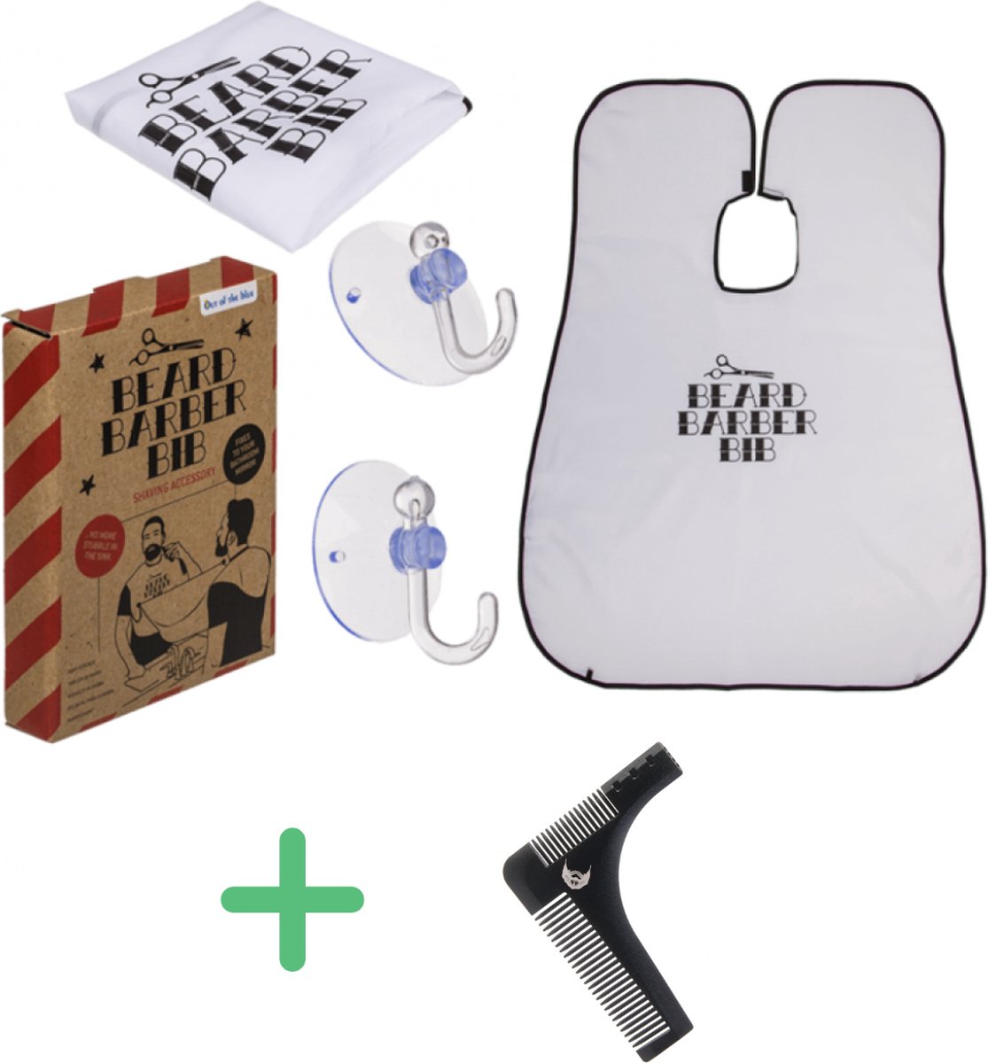 Beardy Baardverzorging Set - Baardkam - Baardschort - Luxe Baardset - Geschenkset voor mannen - Baard