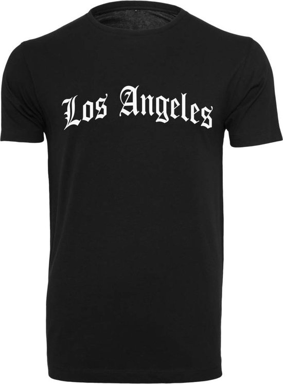 Mister Tee - Los Angeles Wording Heren T-shirt - XL - Zwart