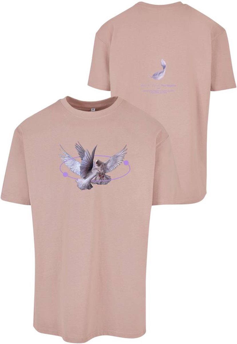Mister Tee Vive la Liberte Oversize Heren T-shirt M Roze