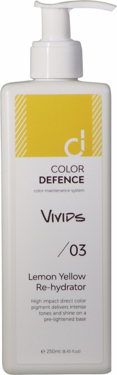 Lemon Yellow Re-hydrator Color Defence 250ml (voor geel haar)