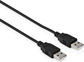 USB 2.0 kabel - High Speed - 1 meter - Zwart - Allteq