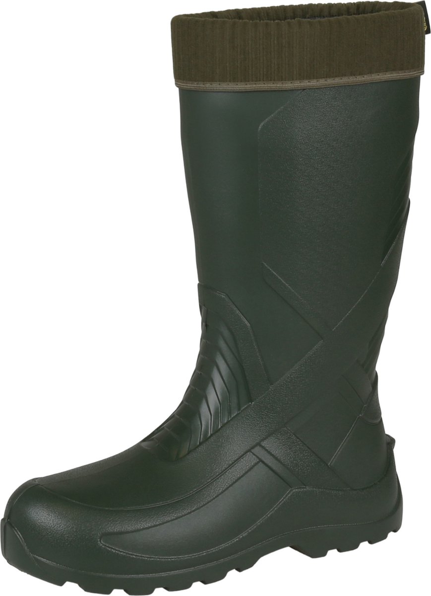 Dry Walker - Heren groene regenlaarzen met warmer, hoog / 42