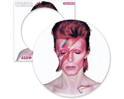 NMR Distribution David Bowie: Aladdin Sane 450 Piece Picture Disc Jigsaw Puzzle Puzzles