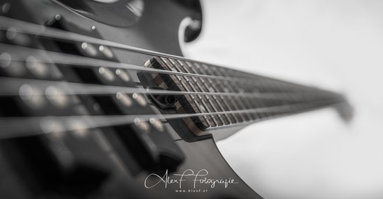 Alex F Fotografie - Dibond - Guitare basse 001 - 120x60cm