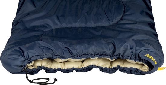 Abbey Camp Slaapzak 3 seizoenen - Dekenmodel - Donkerblauw - 210 x 85 cm - Koppelbaar en Extra Ruim