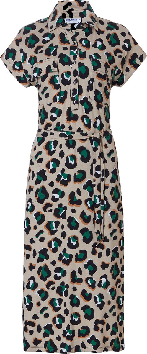 PastunetteBeach leopard Dames Jurk - Maat 40