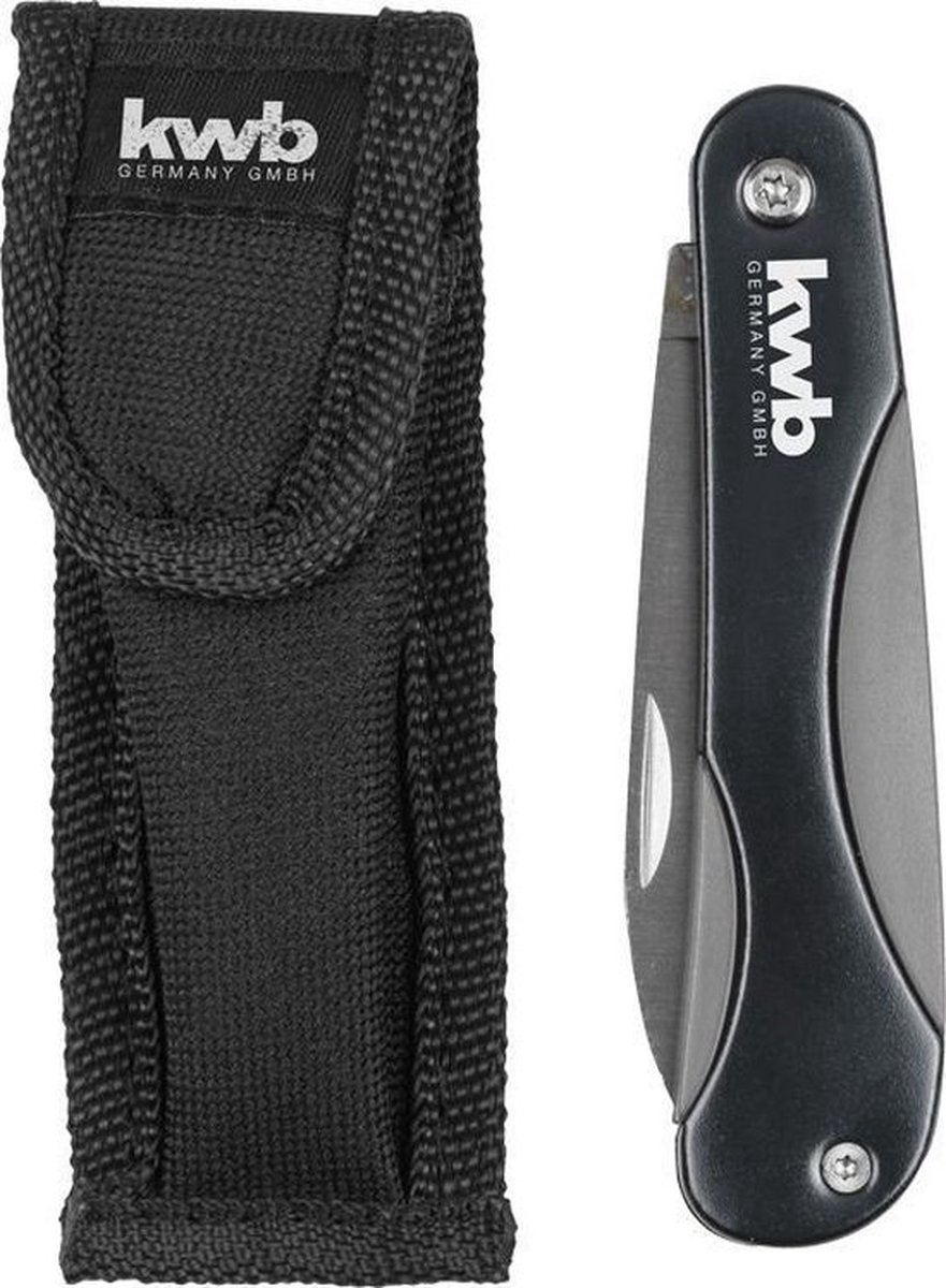 KWB zakmes - 75 mm - Met hoes - 016020
