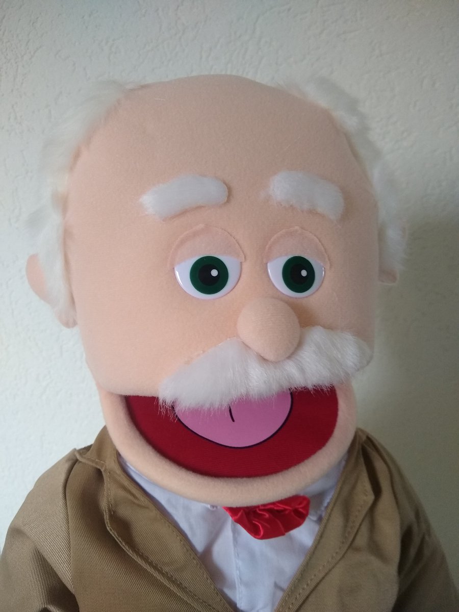SillyPuppets Handpop Allister 60 cm - Handpoppen - Buikspreekpop - Poppentheater - Puppet