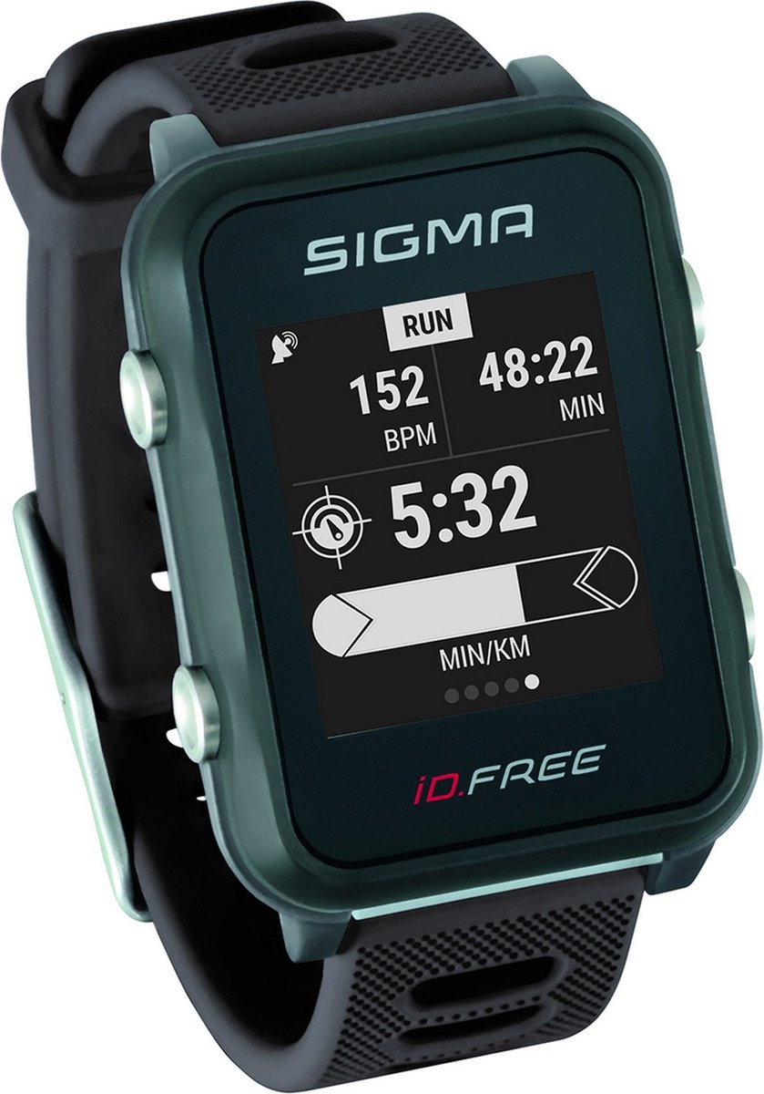 Sigma iD.FREE Grey Sporthorloge - afbeelding 2