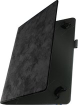 Universele 10-inch Tablet Case Imitatieleer Zwart Marmer Video-ondersteuning