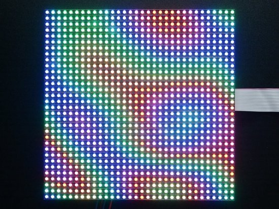 Adafruit 32x32 RGB LED Matrix Panel - 5mm - Inclusief IDC-kabel en ...
