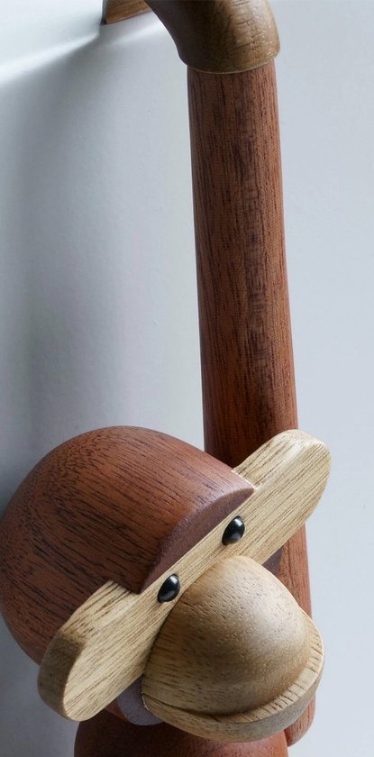 DWIH - Nordic Design: houten Aap / Monkey - 28 cm