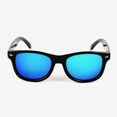 Lunettes de soleil Hidzo - UV400 - Zwart - Verres bleus - Étui à lunettes inclus