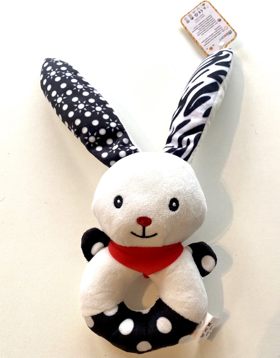 Hape Shake 'n Sparkle Rammelaar, multisensorisch speelgoed voor baby's