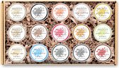 The Secret Scents - Wax melt set 15 stuks | Cadeau | Geuren voor in huis | Handgemaakt