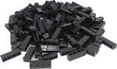 100 Bouwstenen 1x4 | Zwart | Compatibel met Lego Classic | Keuze uit vele kleuren | SmallBricks