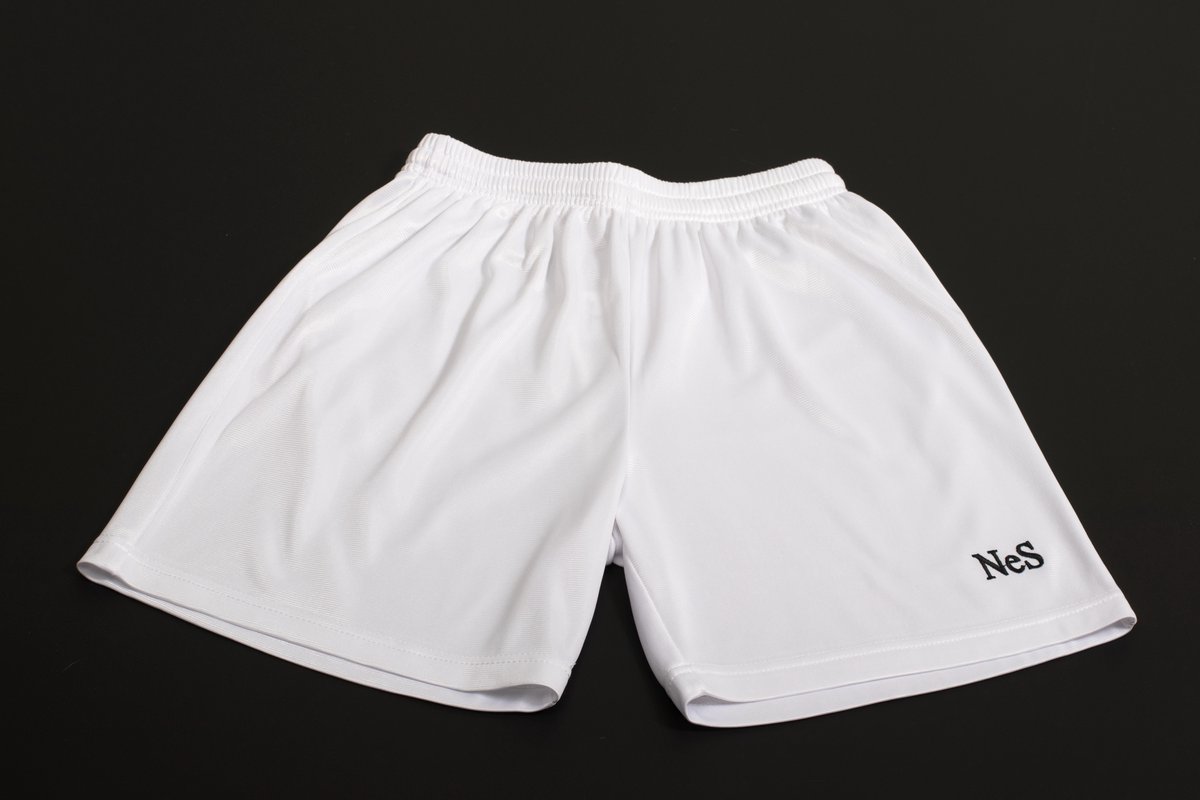 NeS Roma - Voetbalbroek - Sportbroek - Voetbalshort - Wit - Maat XL