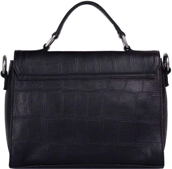 Lenen constant wasserette Cowboysbag - Big Croco Citybag Rigby Black | bol.com