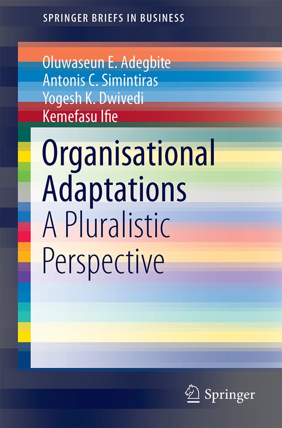 Organisational Adaptations - cover
