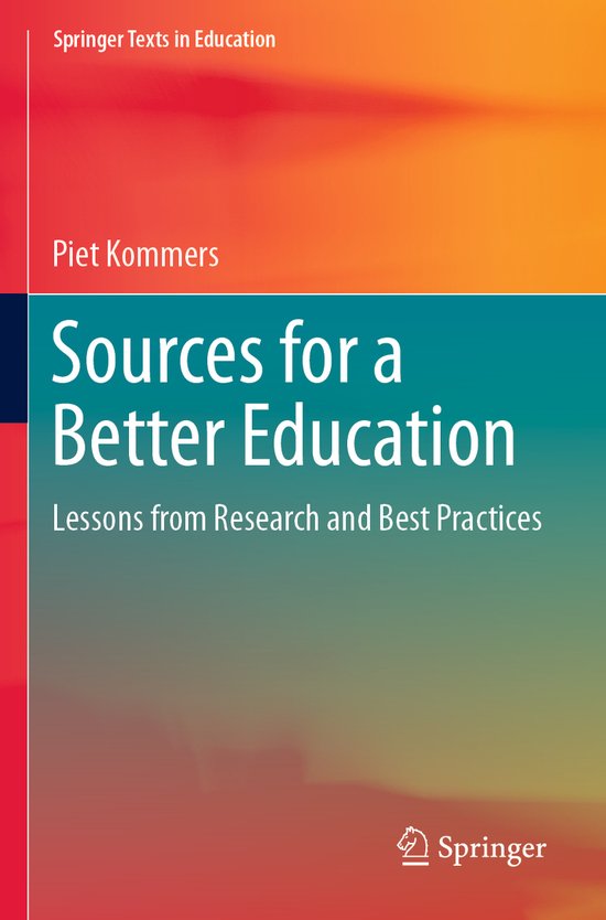 Springer Texts in Education- Sources for a Better Education - cover