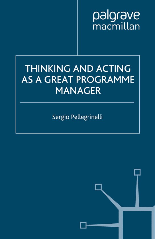 Thinking and Acting as a Great Programme Manager - cover