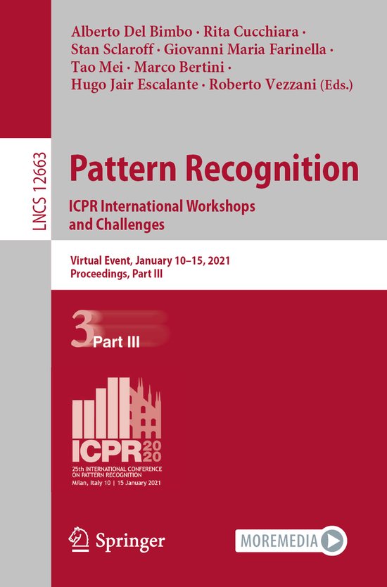 Pattern Recognition ICPR International Workshops and Challen ... - cover