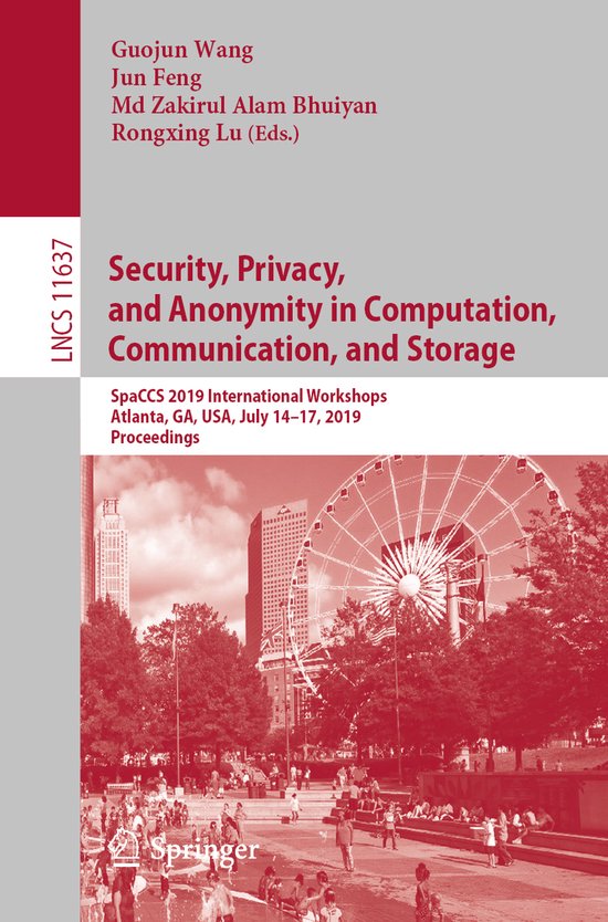 Lecture Notes in Computer Science11637- Security, Privacy, a ... - cover