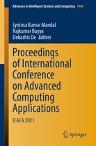 Advances in Intelligent Systems and Computing- Proceedings of International Conference on Advanced Computing Applications
