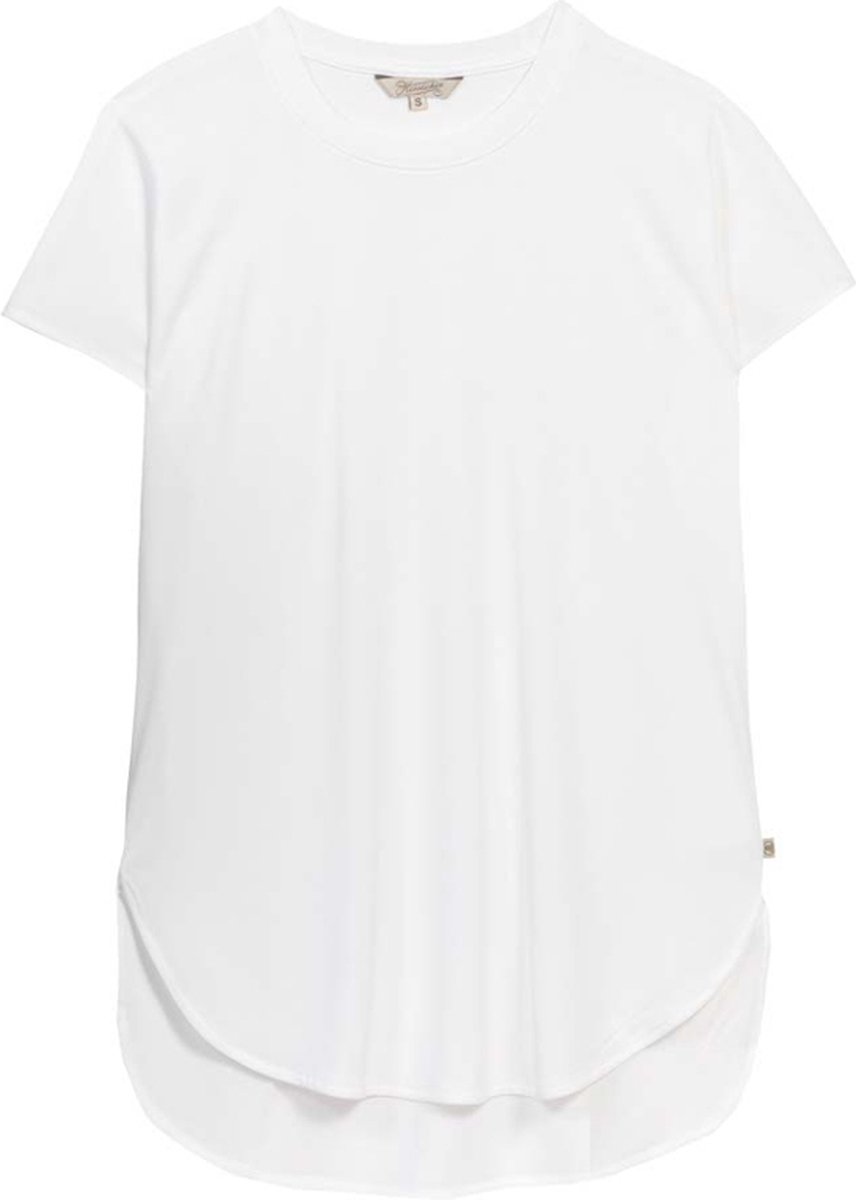 Wit basic duurzaam T-Shirt Liljana - Herrlicher - Maat S