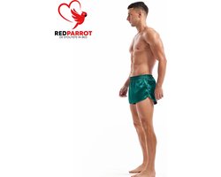 Satijnen boxershort heren - Lingerie - Groen - Wijd - Sexy - S en M
