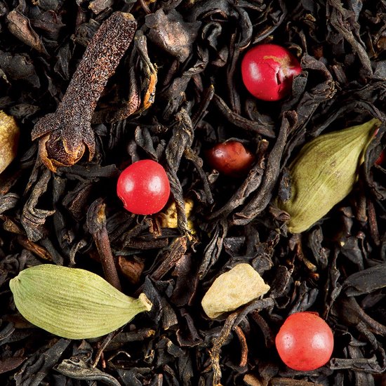Dammann - 80 gram Black Chai #3665 - Zwarte thee - Volstaat voor 40 ...